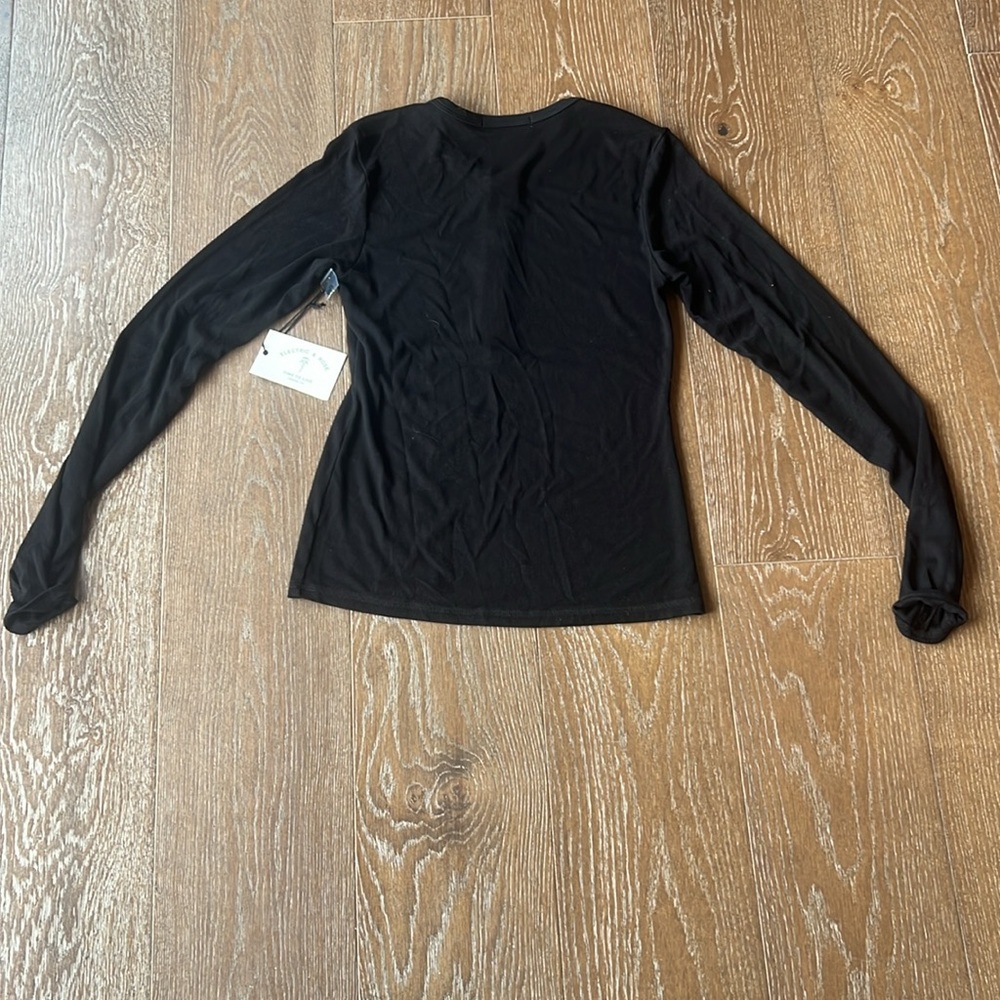 Dylan Rib Henley Top - Picture 2 of 2